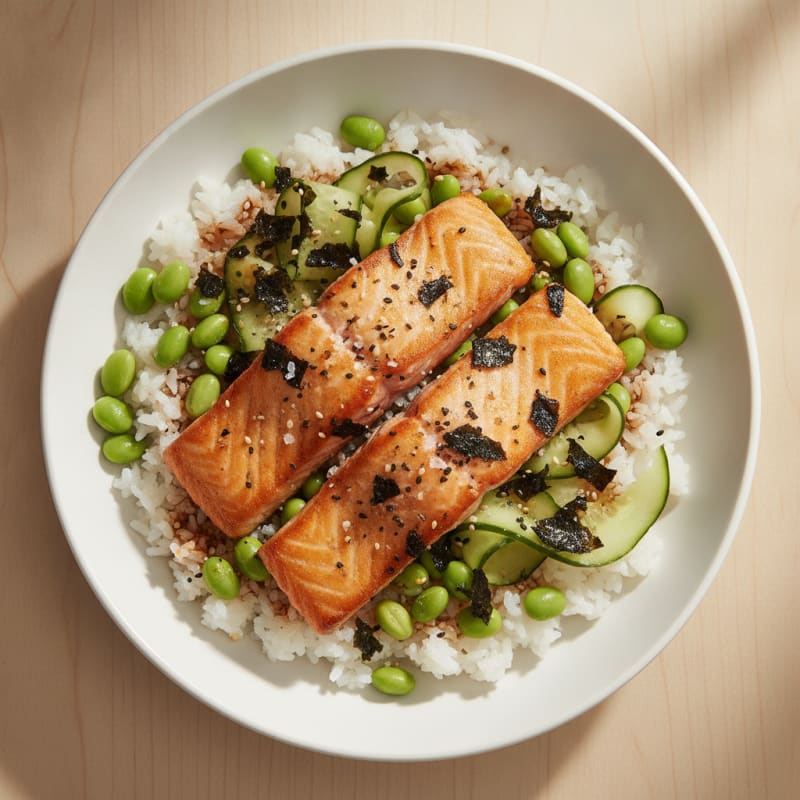 Salmon Sushi Rice Bowl