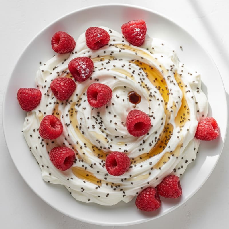 Greek Yogurt Protein Mousse with Chia Seeds