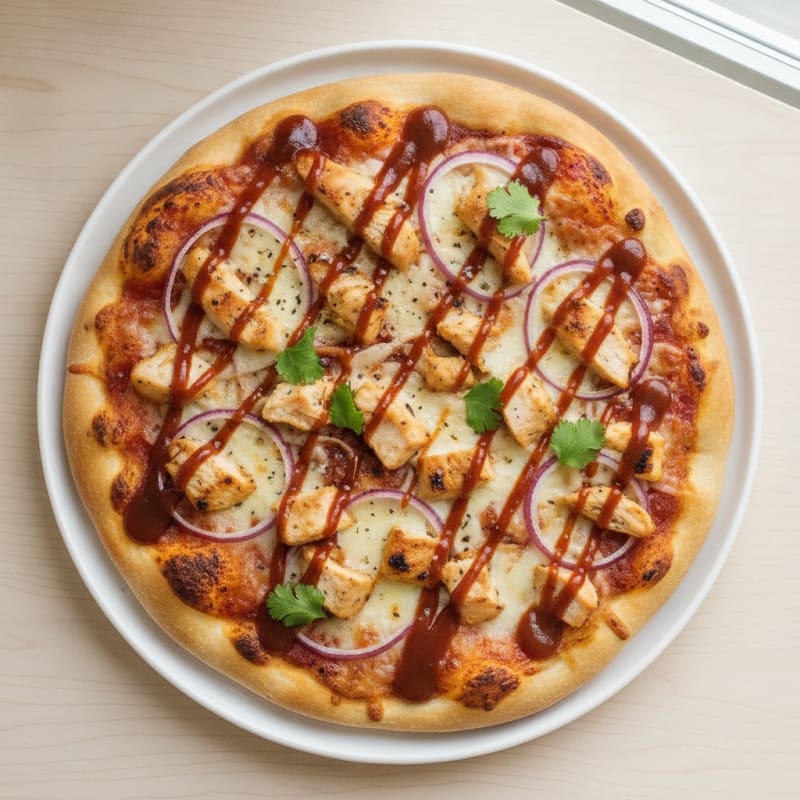 High-Protein BBQ Chicken Pizza