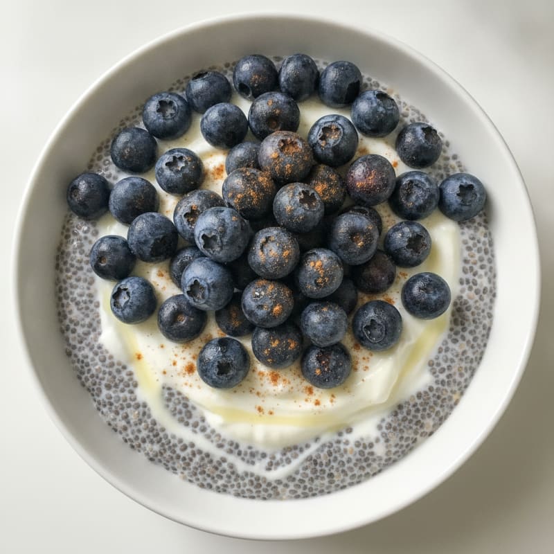 Blueberry Chia Seed Pudding