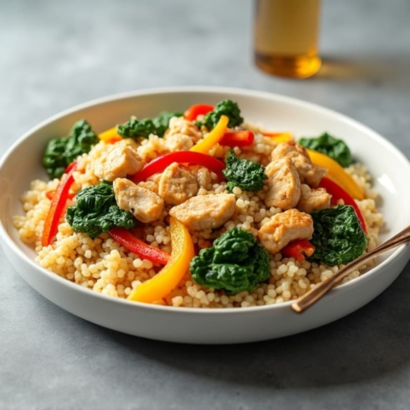 Cauliflower Rice Chicken Stir-Fry