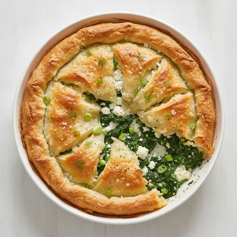 Spinach and Feta Phyllo Pie