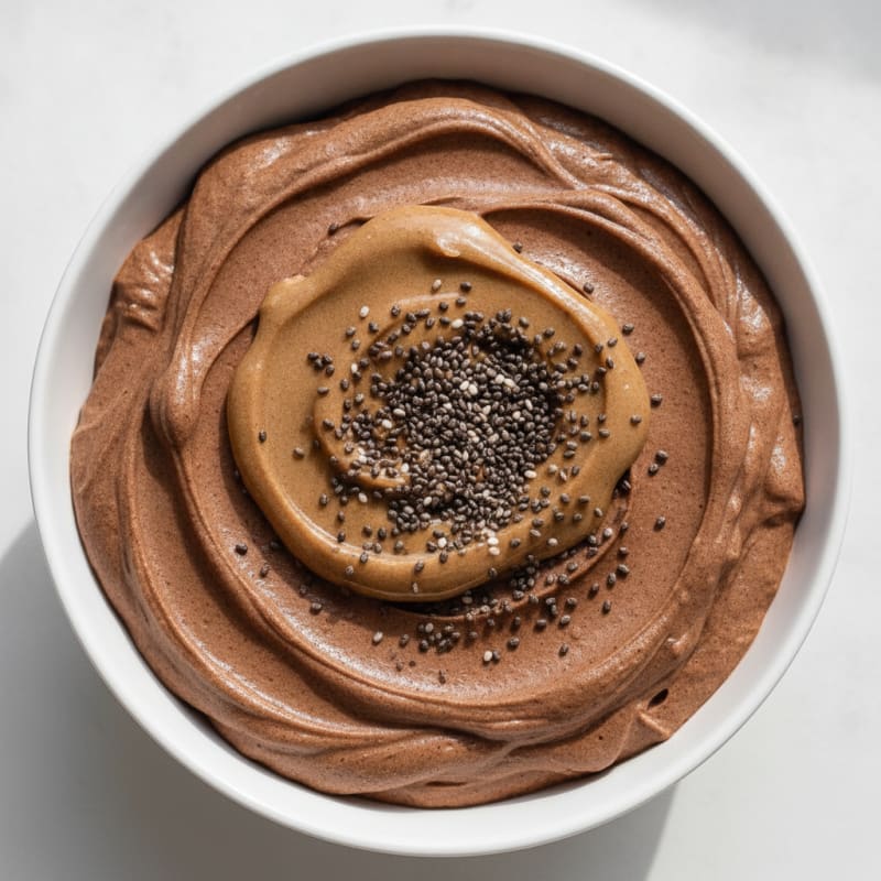 Silky Chocolate Protein Pudding with Greek Yogurt