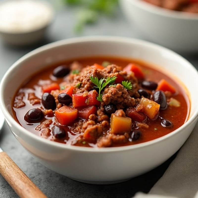 Hearty Lean Beef and Bean Chili