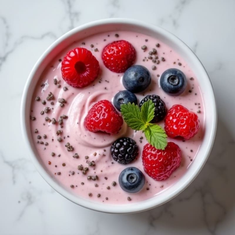 Creamy Berry Chia Pudding