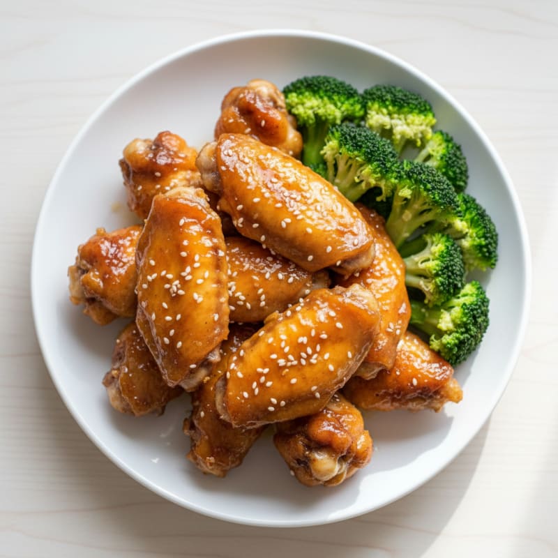 Honey-Garlic Glazed Chicken Wings