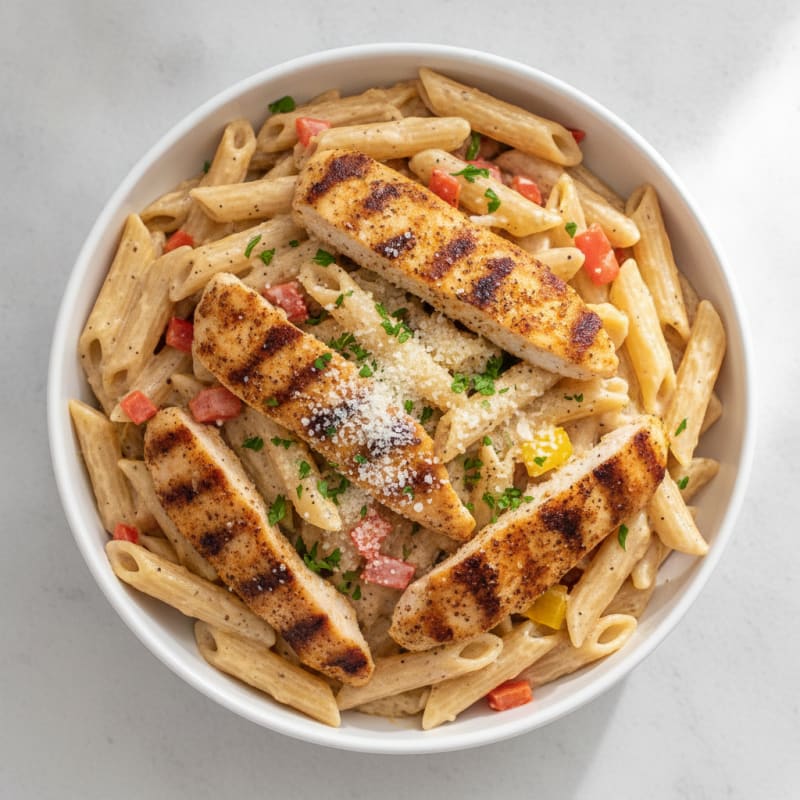 Cajun Chicken Alfredo Pasta