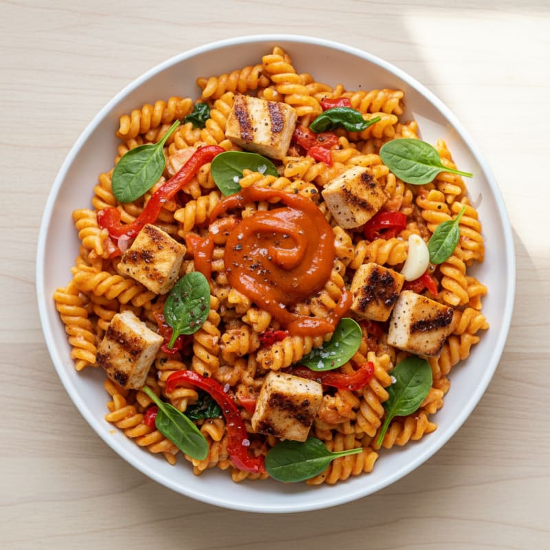 Creamy Roasted Red Pepper Pasta