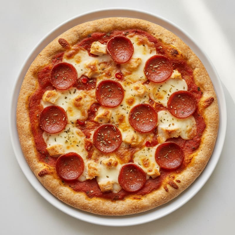 Classic Pepperoni Pizza with Mozzarella