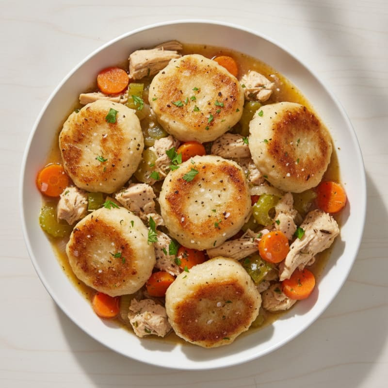 Homestyle Chicken and Herb Dumplings