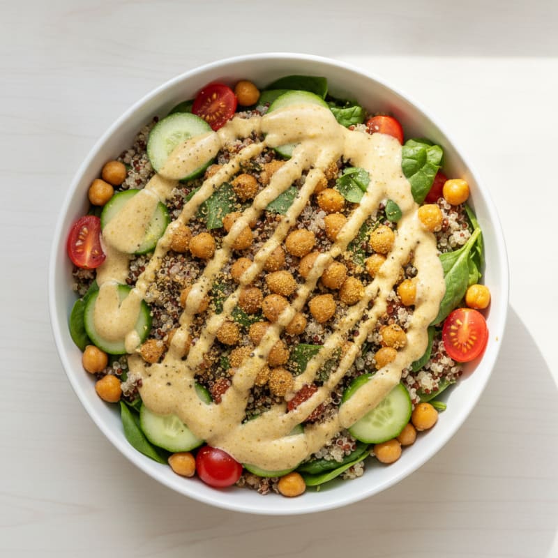 Mediterranean Chickpea & Quinoa Bowl
