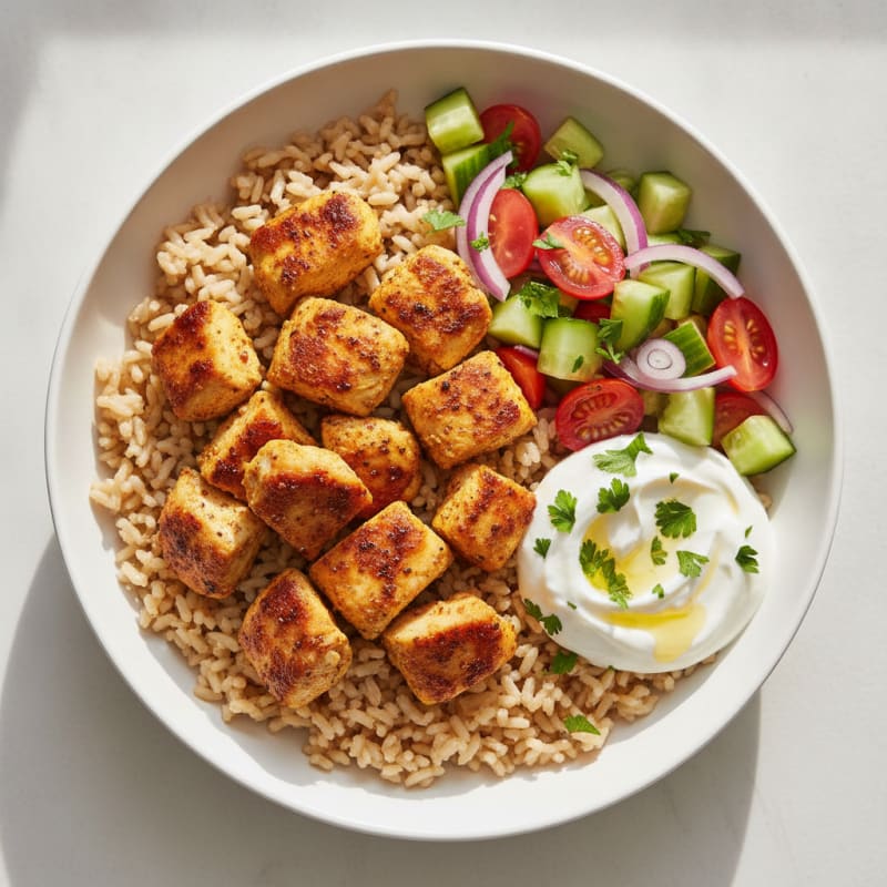 Chicken Shawarma Rice Bowl