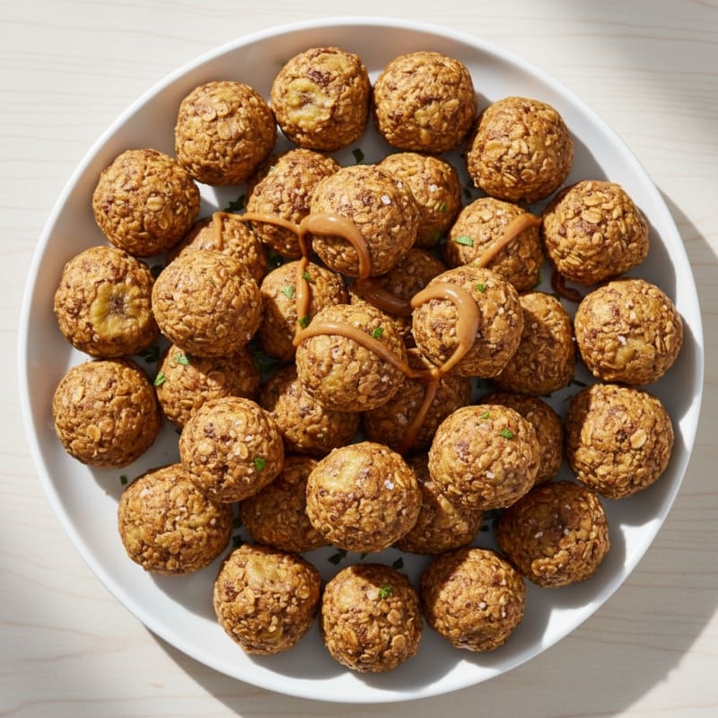 Banana Almond Butter Energy Bites