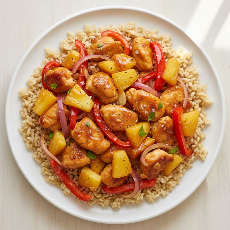 Sweet and Sour Chicken with Pineapple