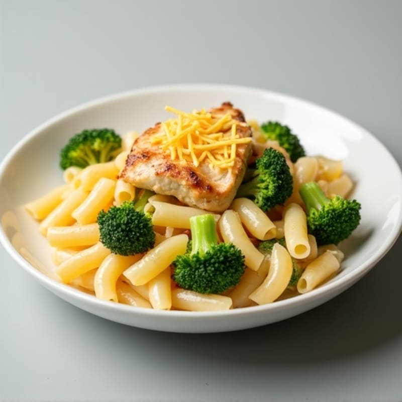 Creamy Chicken and Broccoli Macaroni Bake