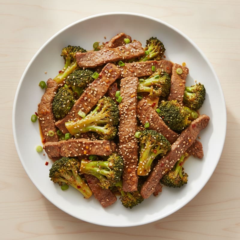 Sesame Beef & Broccoli Stir-Fry