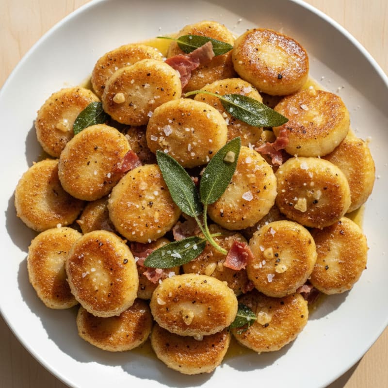 Ricotta Gnocchi with Sage Butter Sauce