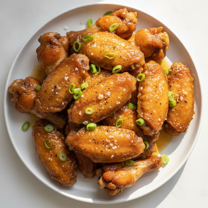 Honey-Garlic Glazed Chicken Wings