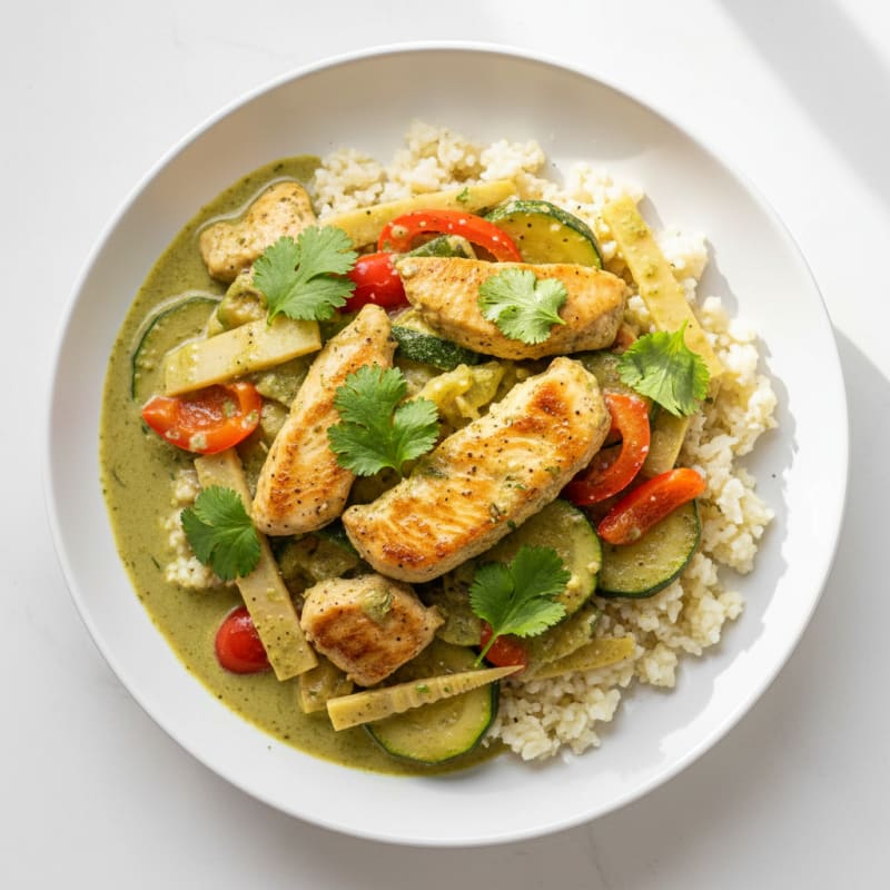 Creamy Thai Green Curry Chicken