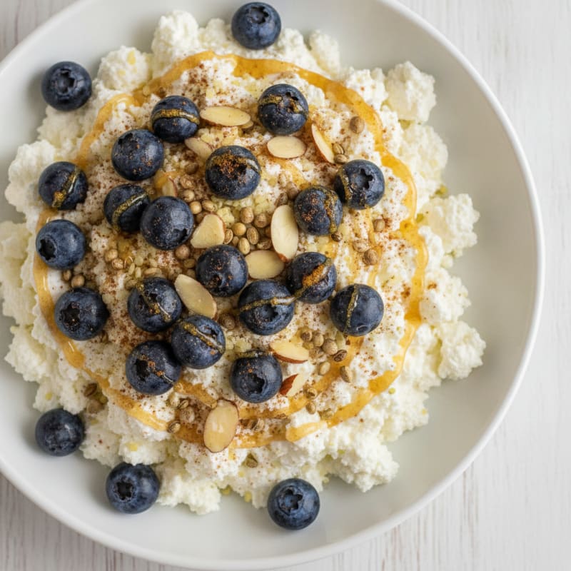 Simple Cottage Cheese Protein Bowl