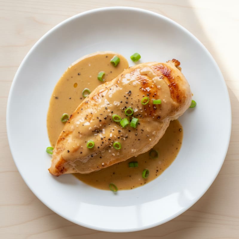 Microwave Chicken Breast with American Dream Butter