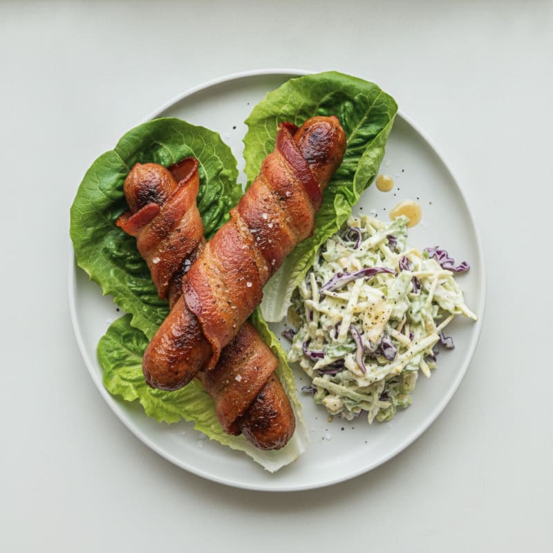 Bacon-Wrapped Hot Dogs
