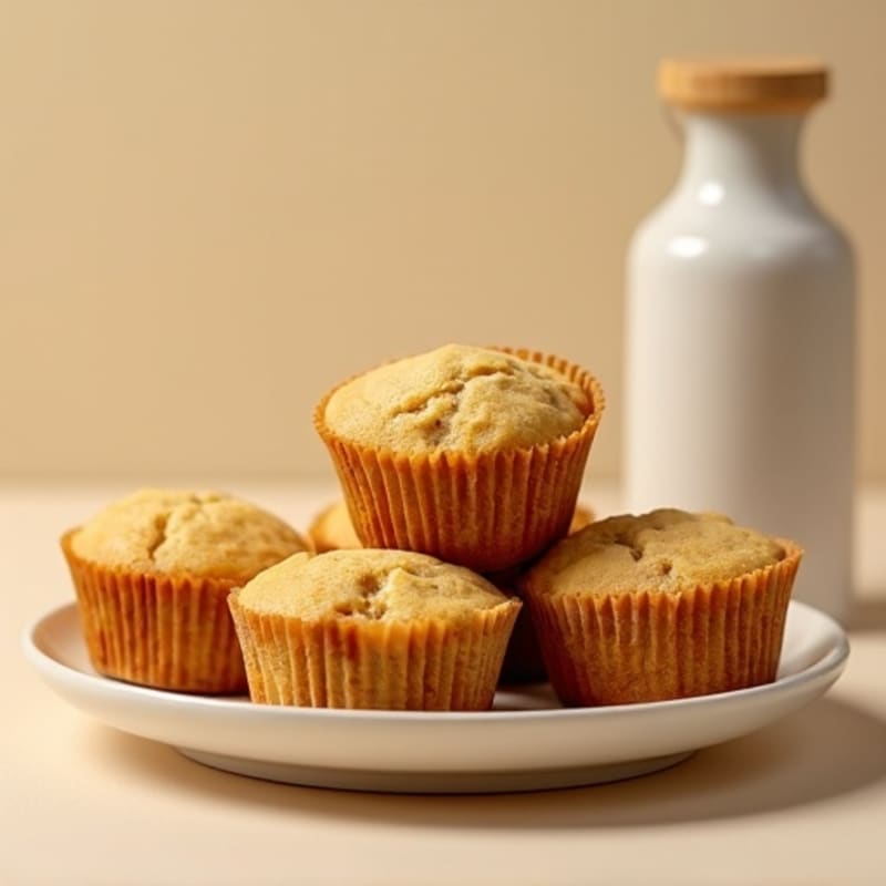 Fluffy Vegan Protein Muffins