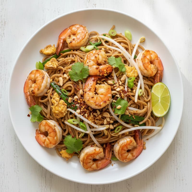 Shrimp Pad Thai Noodles