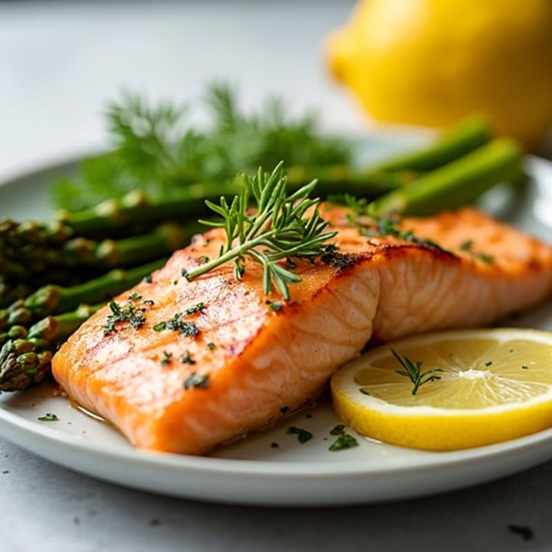 Lemon Herb Grilled Salmon