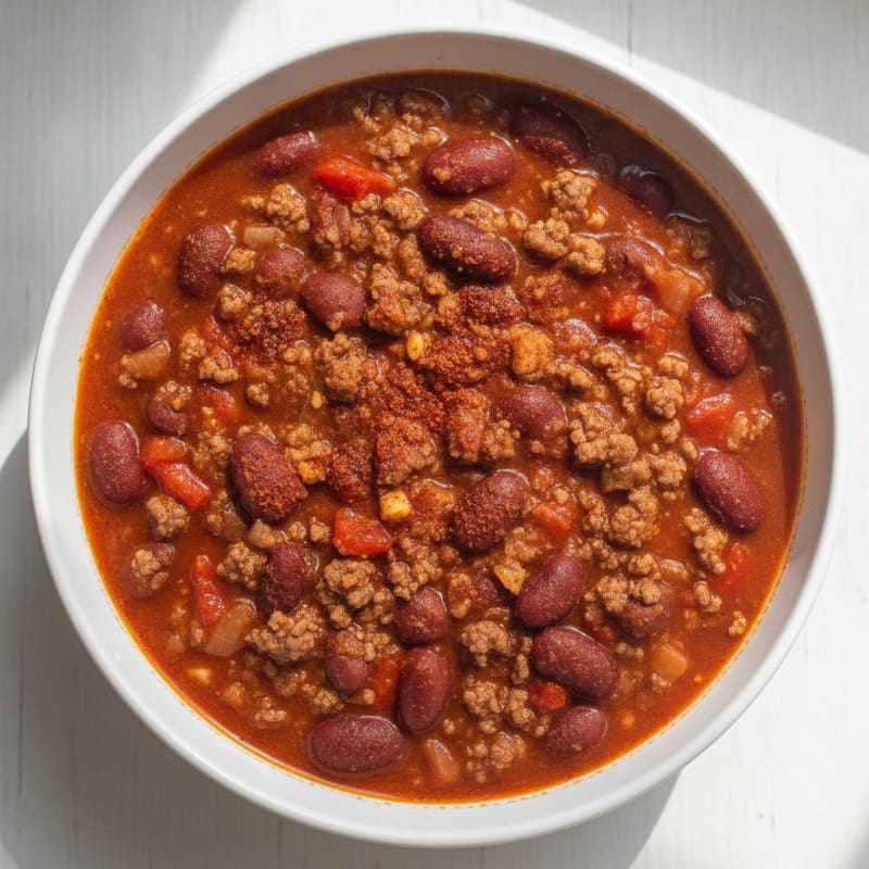 Ground Beef and Bean Chili