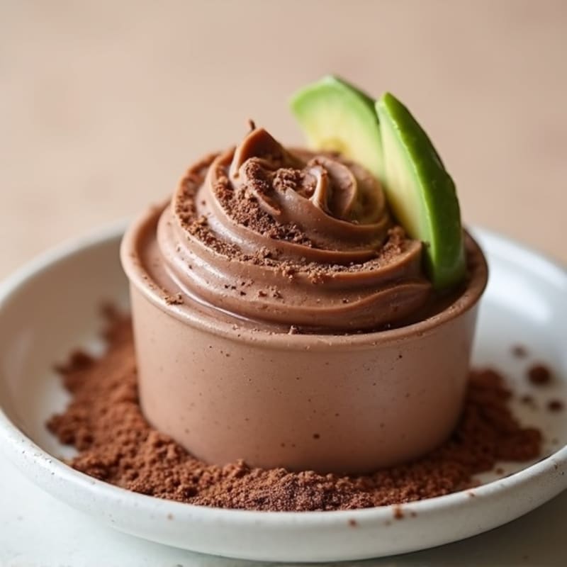 Silky Chocolate Protein Pudding with Almond Butter