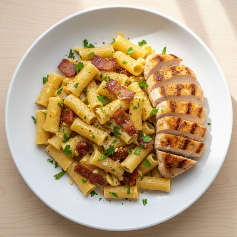 Creamy Pancetta Carbonara with Silky Egg Sauce