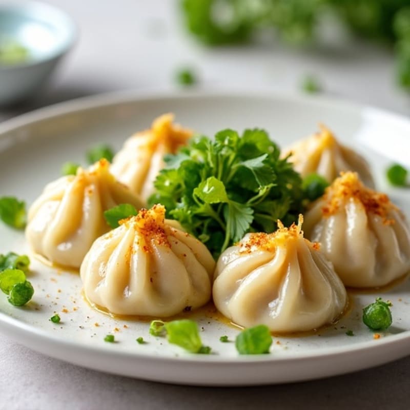 Lightened-Up Chicken and Cauliflower Dumplings