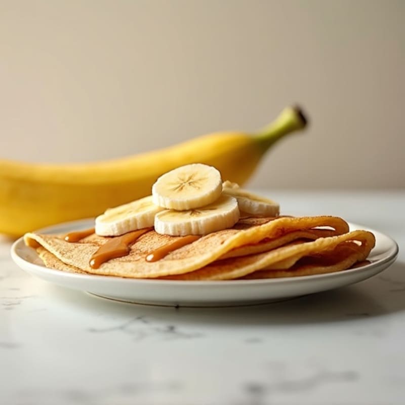 Protein-Packed Almond Butter Banana Crepes