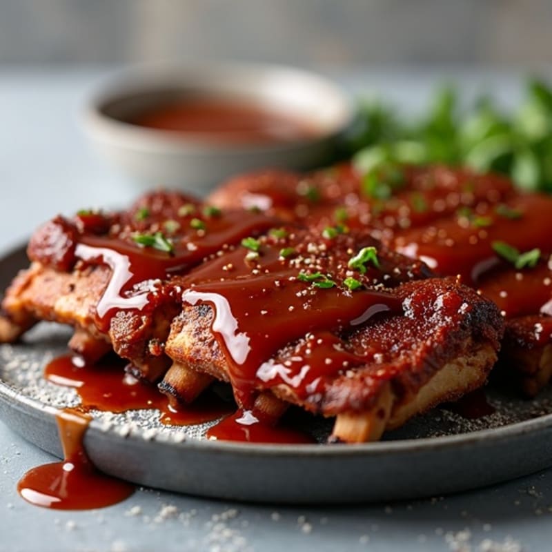Slow-Smoked BBQ Pork Ribs