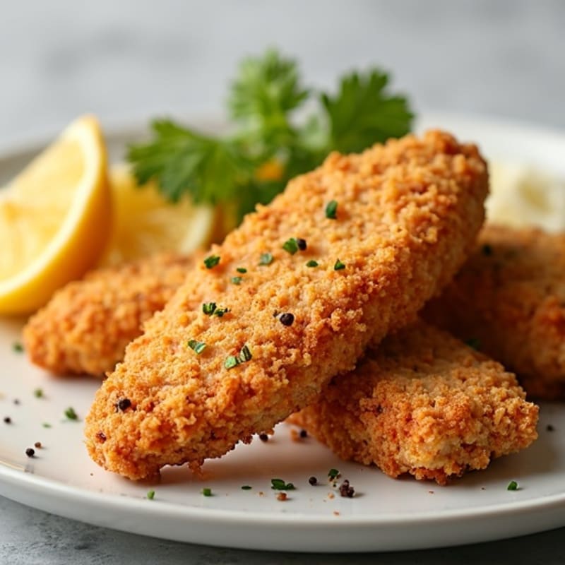 Crispy Almond-Crusted Chicken Strips