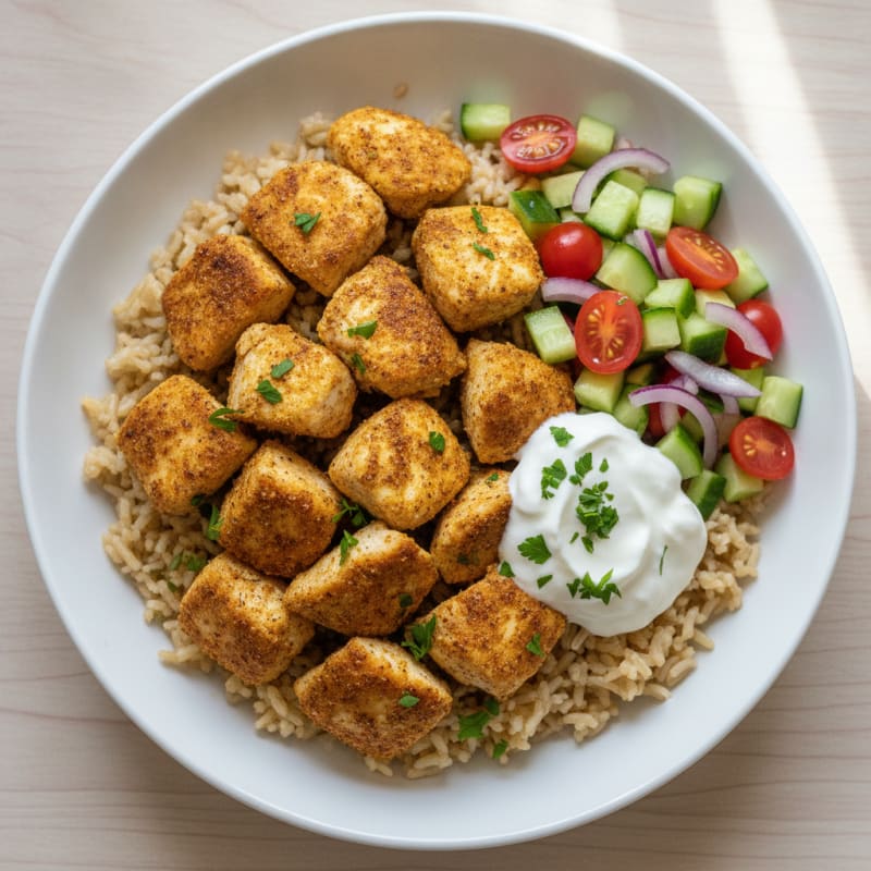 Chicken Shawarma Rice Bowl