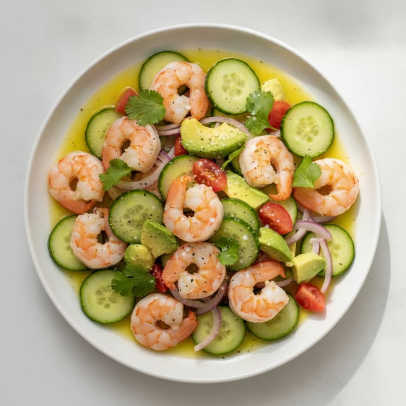 Zesty Shrimp Avocado Ceviche