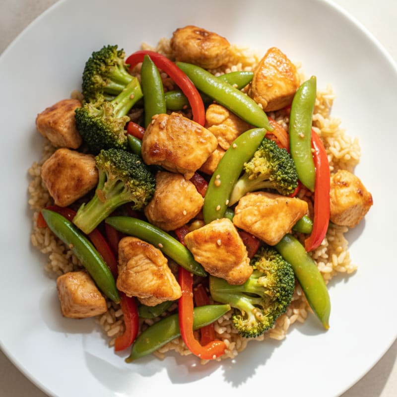 Teriyaki Chicken Stir-Fry with Vegetables