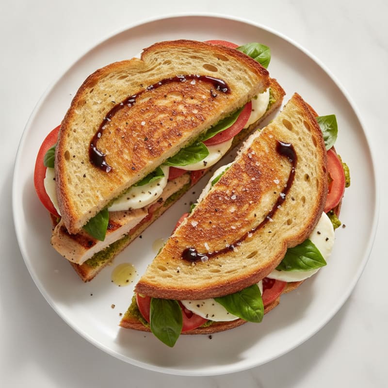 Grilled Chicken Caprese Sandwich