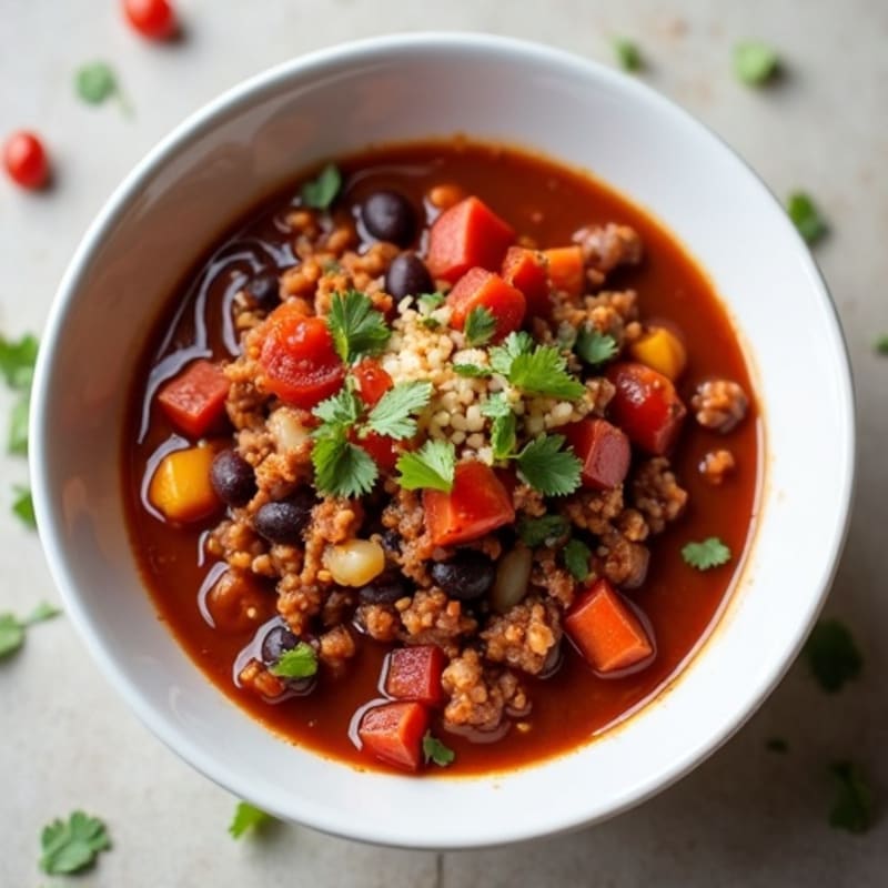 Smoky Black Bean Turkey Chili