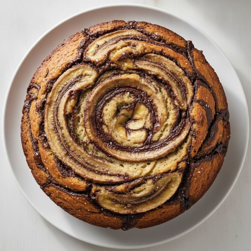 Chocolate-Swirled Banana Bread
