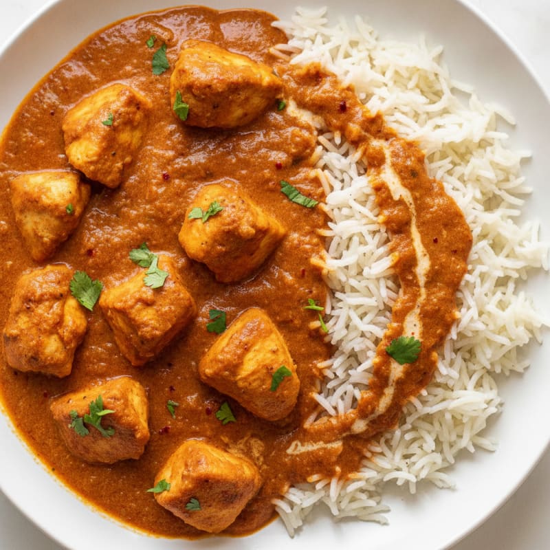 Chicken Tikka Masala with Basmati Rice