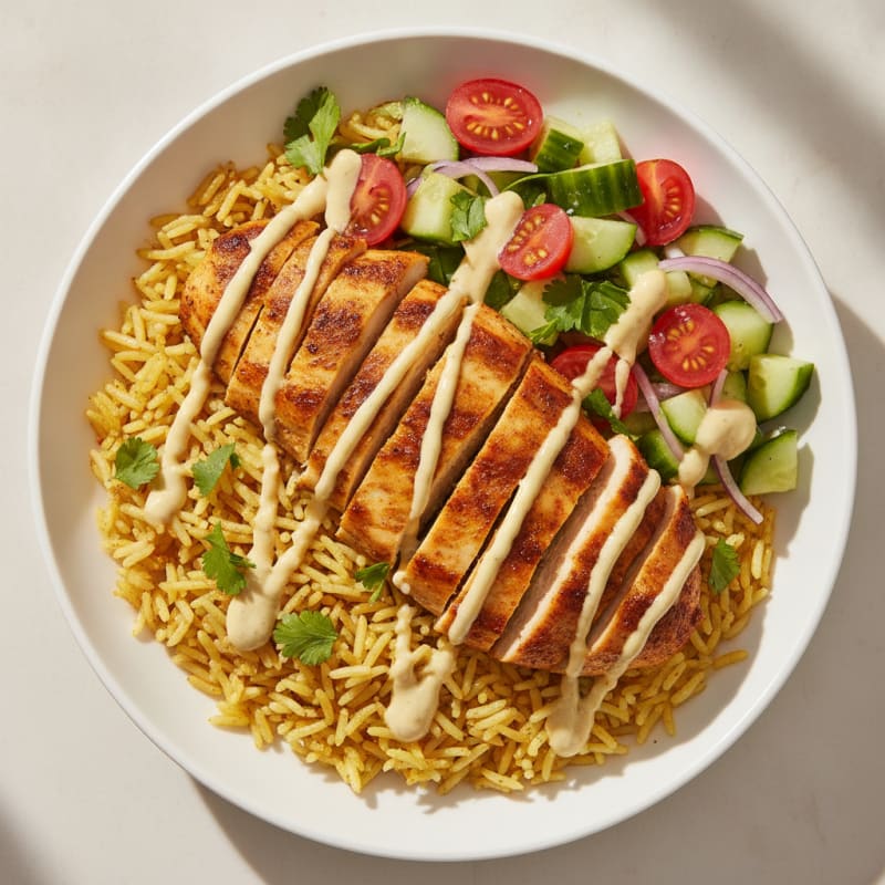Chicken Shawarma Rice Bowl