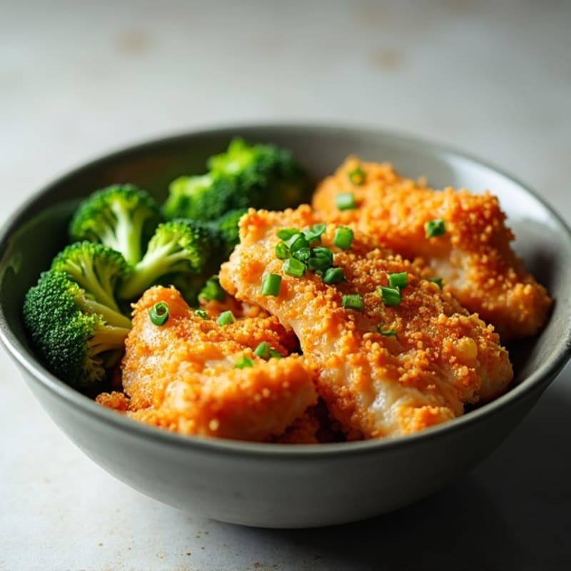 Crispy Air-Fryer Orange Chicken Bowl