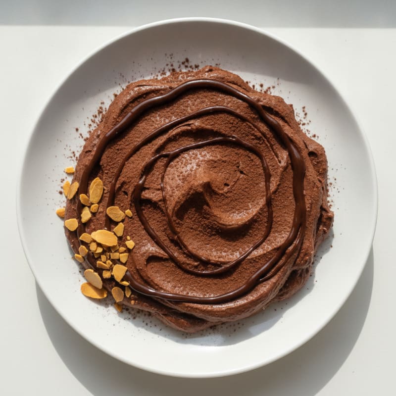 Silky Chocolate Protein Pudding with Greek Yogurt