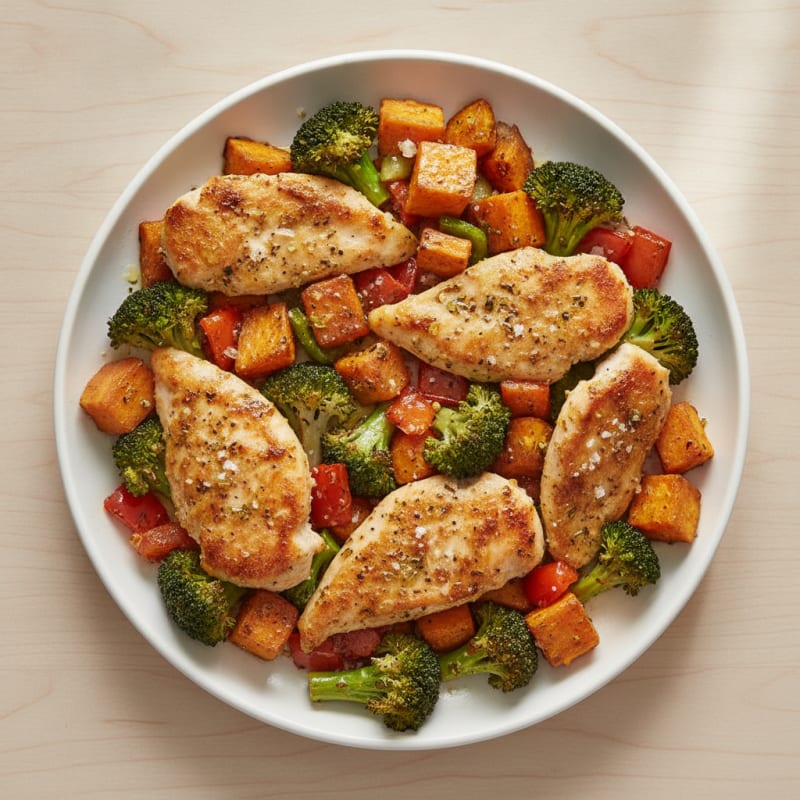 Sheet Pan Lemon Herb Chicken
