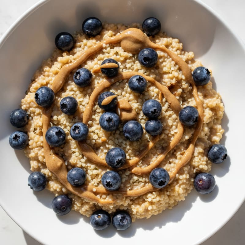 High-Protein Berry Quinoa Bowl