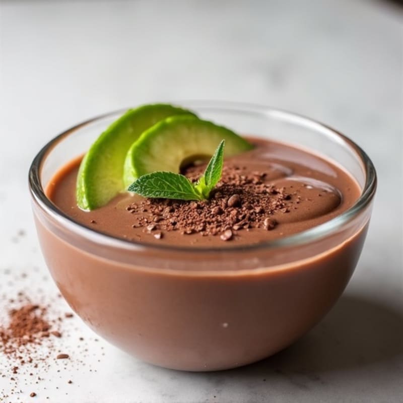Silky Chocolate Protein Pudding with Chia Seeds