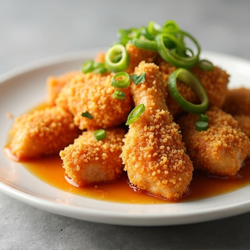 Crispy Baked Orange Chicken